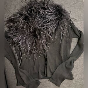 Tahari women’s button up sweater